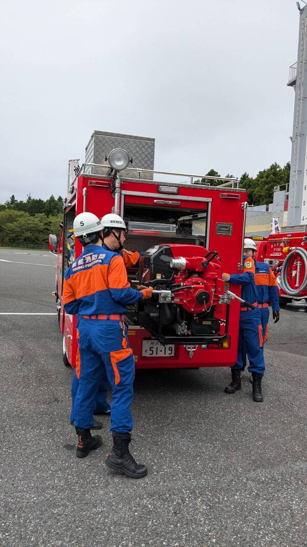 放水訓練を実施