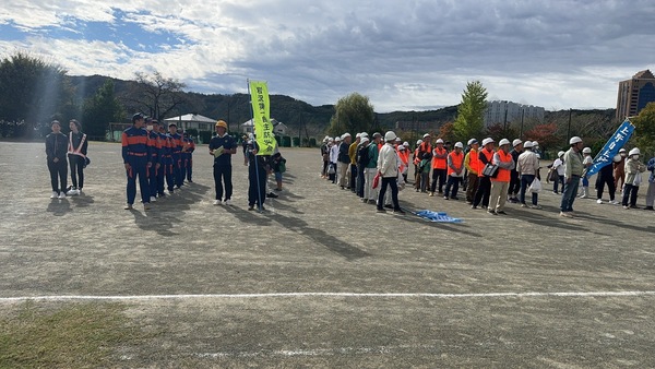 加治東地区防災訓練・矢颪地区防災訓練に参加しました